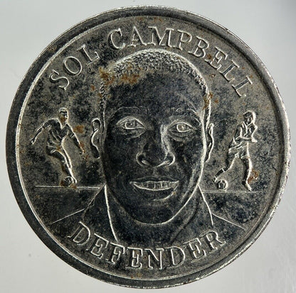 1998 England Football Sol Campbell Defender Token Coin | Fine Collectable Grade