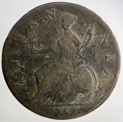 1753 George II 2nd Half - Penny Coin | Collectable Grade