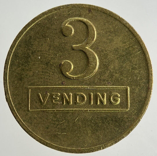 Old Vintage 3 Vending Machine Token Coin | Fine Collectable Grade