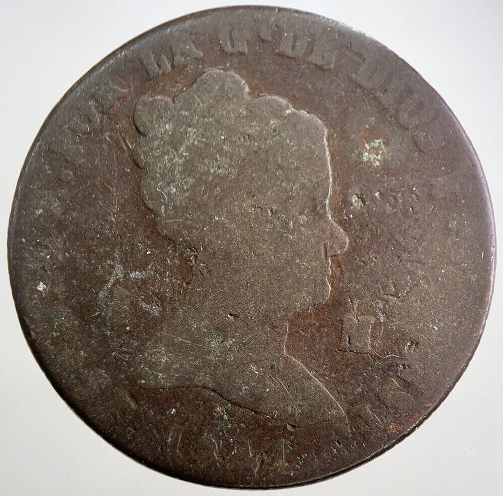 1841 Spain 8 Maravedis Coin | Fair Grade | a7841