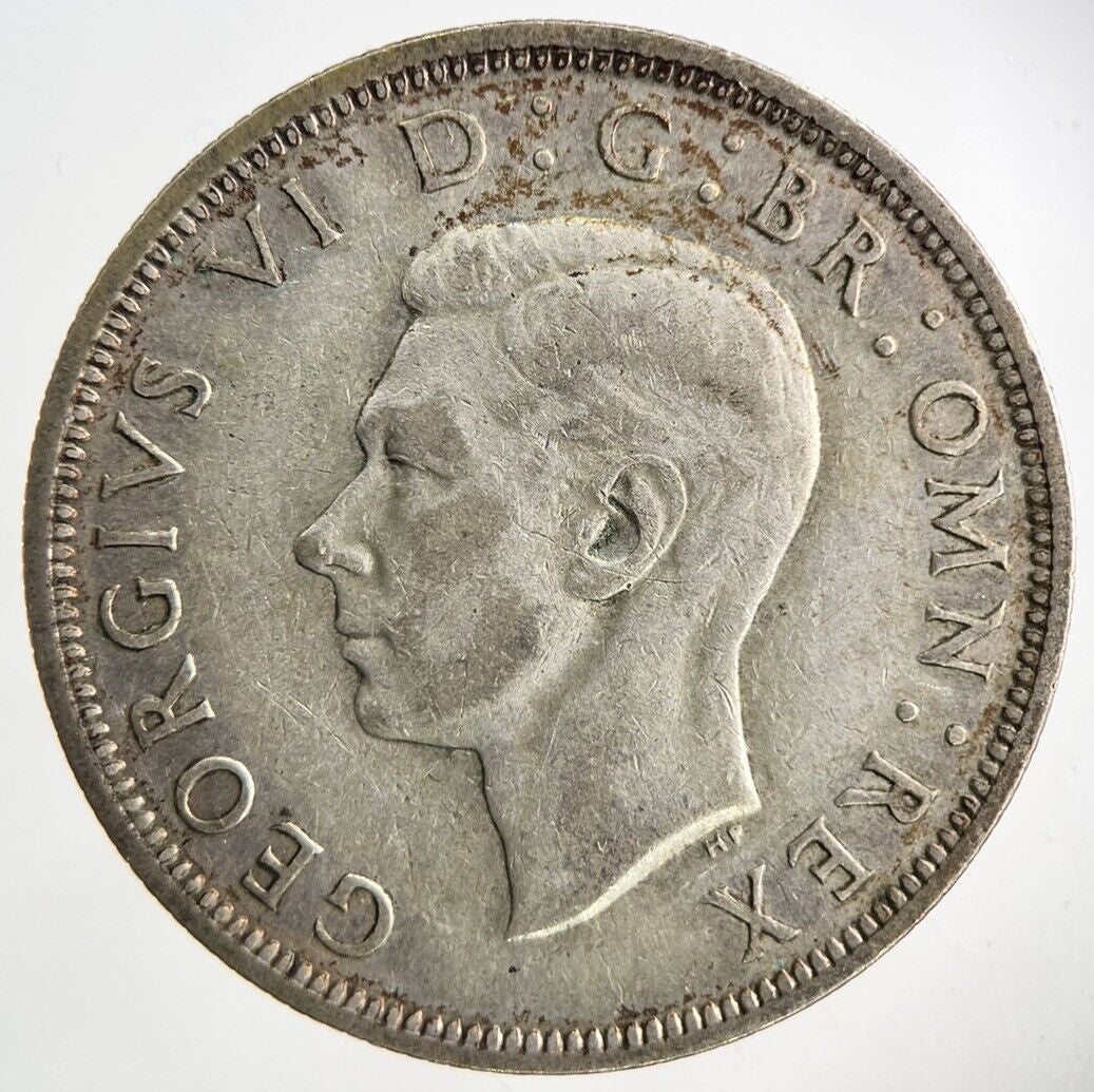 1946 George VI Half - Crown Silver Coin | Fine Collectable Grade