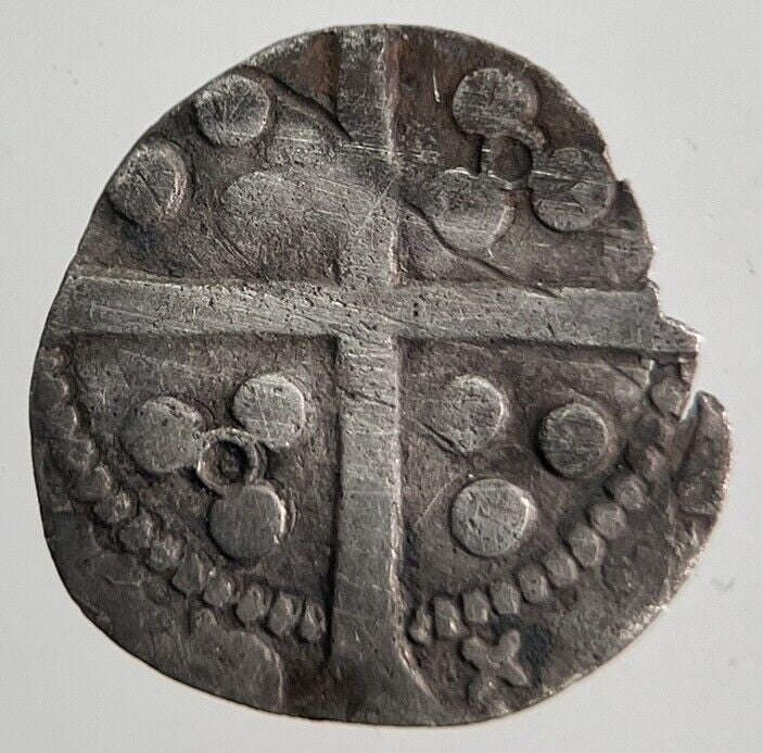 1471 - 83 Henry VI Spink Penny Calais Mint Silver Hammered Coin | a7090