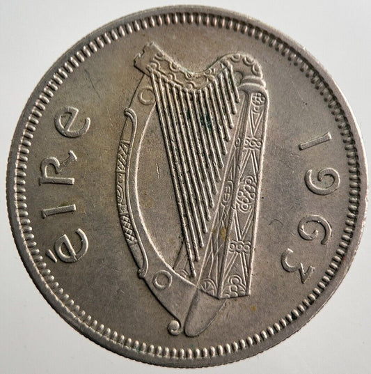 1963 Irish Bull Shilling Coin | Very High Grade | a7420
