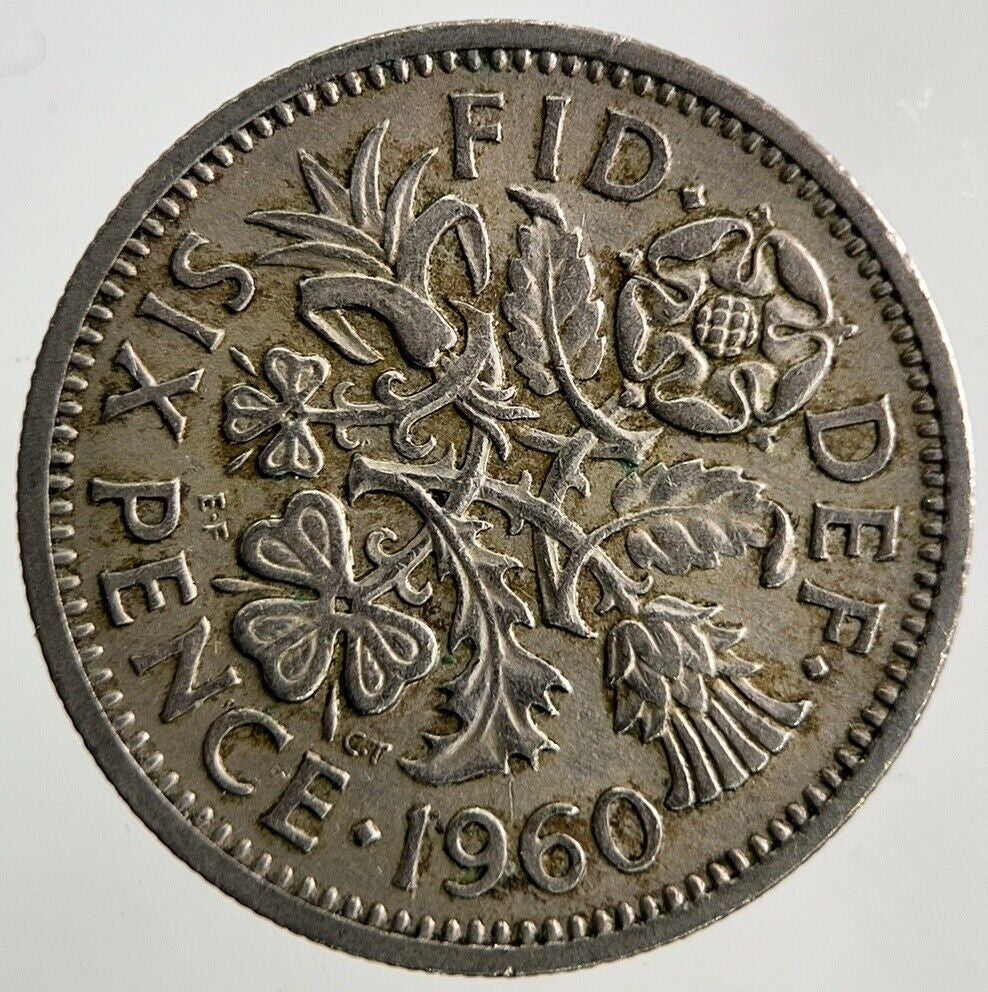 1960 Elizabeth II 2nd Sixpence Coin | Very High Grade