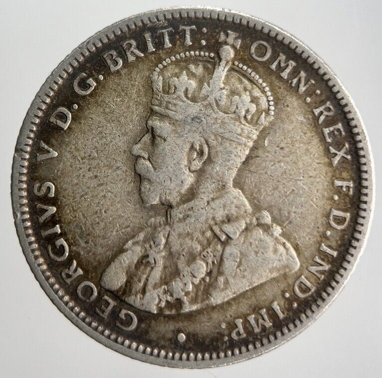 1922 Australia One Shilling Silver Coin | Fine Collectable Grade a4506