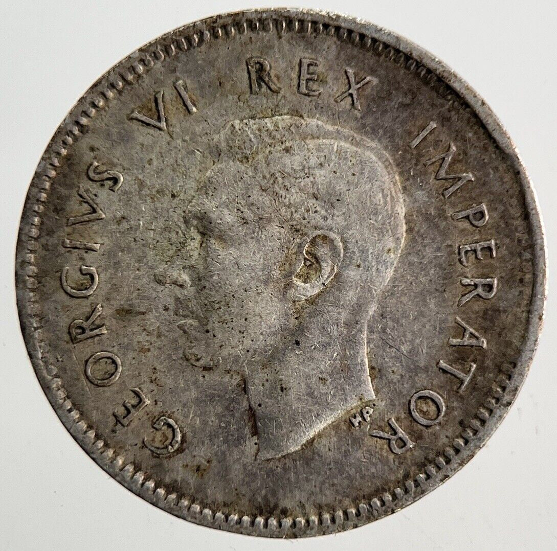 1942 South Africa Threepence Silver Coin | Fine Collectable Grade