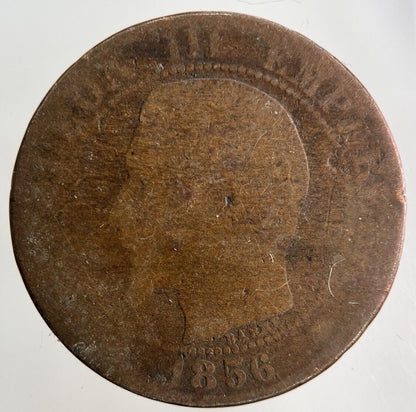 1856 France 5 Centimes Coin | Fair Grade