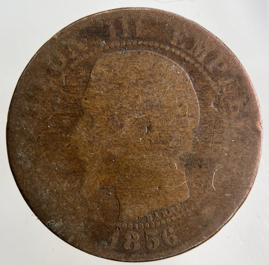 1856 France 5 Centimes Coin | Fair Grade