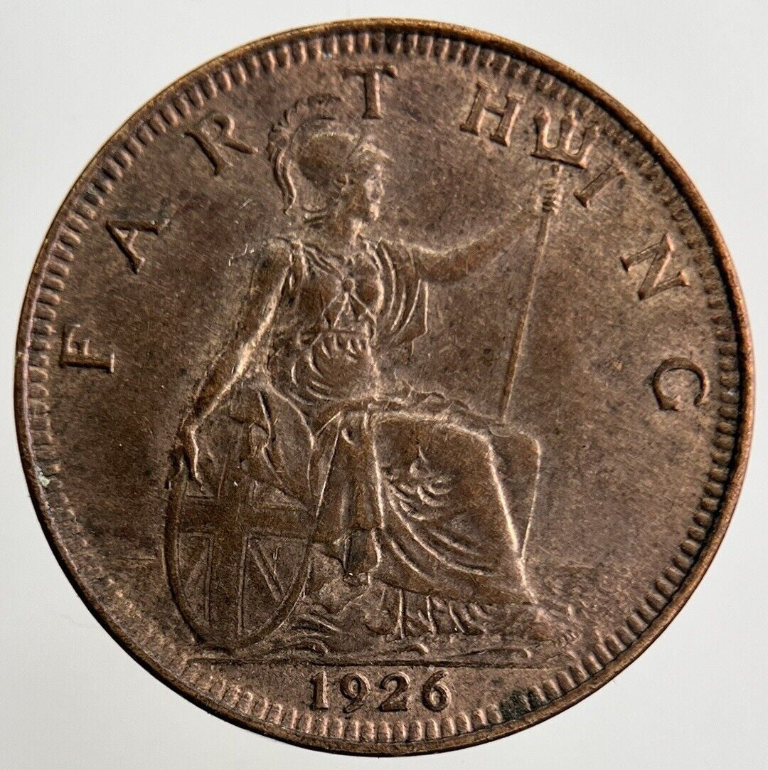 1926 George V Farthing Coin | UNC Uncirculated Grade