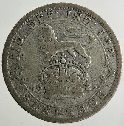1925 George V Sixpence Silver Coin | Collectable Grade