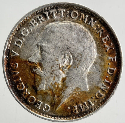 1913 George V Threepence Silver Coin | Fine Collectable Grade
