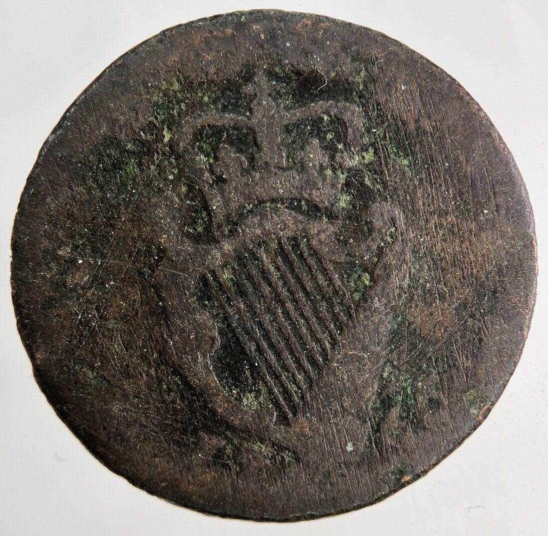 1766 Irish Half - Penny Coin | Collectable Grade