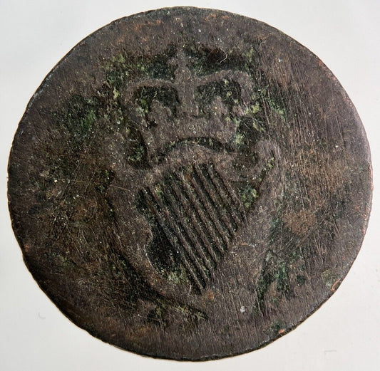 1766 Irish Half - Penny Coin | Collectable Grade