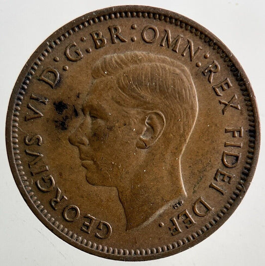 1950 George VI Wren Farthing Coin | Very High Grade