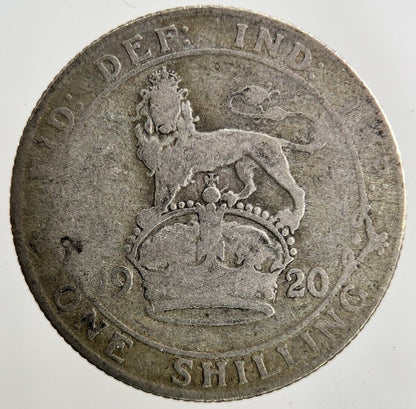 1920 George V Shilling Silver Coin | Collectable Grade