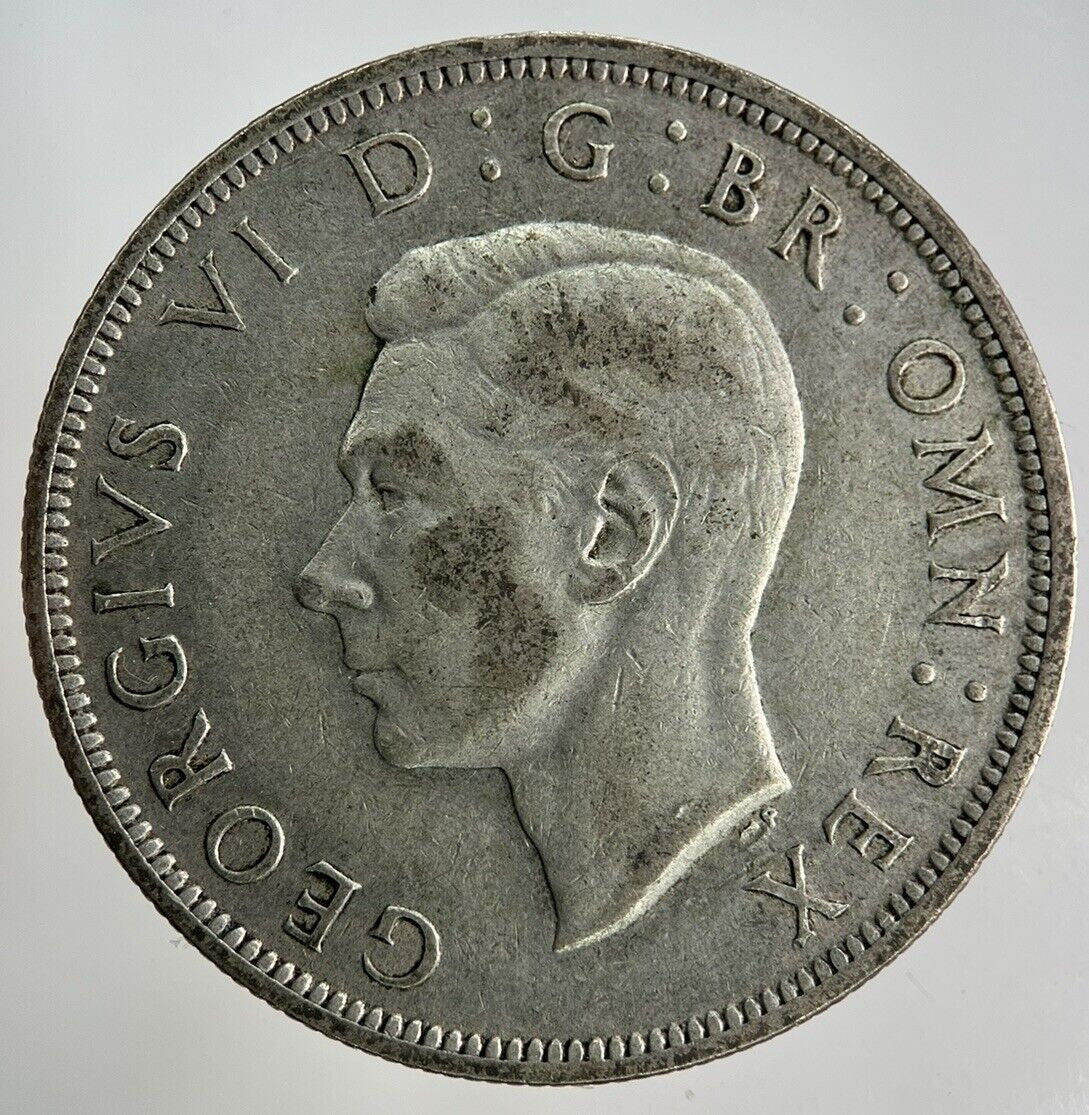 1946 George VI Half - Crown Silver Coin | Fine Collectable Grade