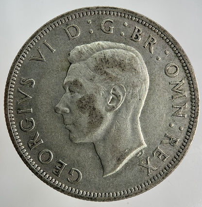 1946 George VI Half - Crown Silver Coin | Fine Collectable Grade