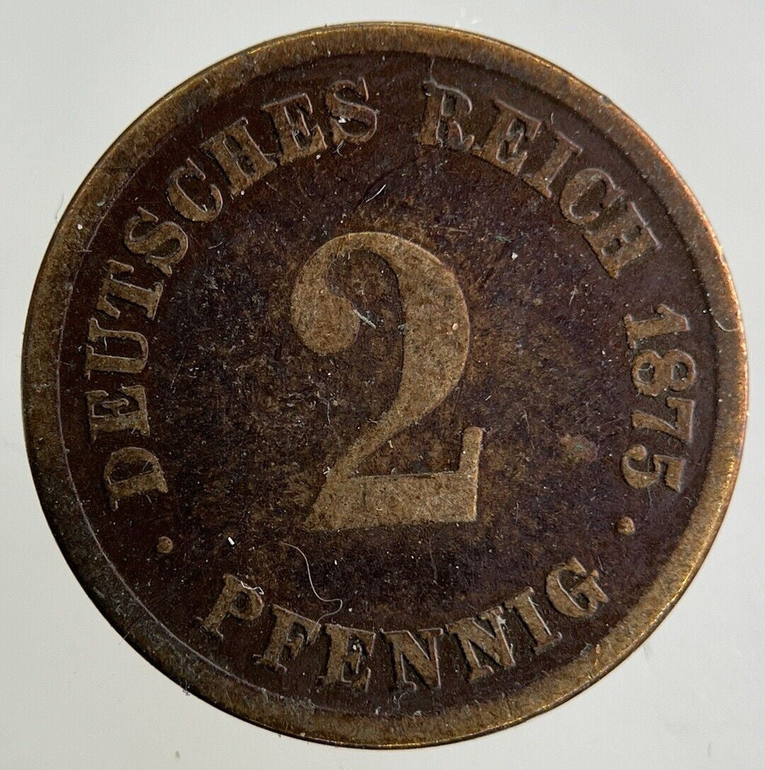 1875 Germany 2 Pfennig Coin | Collectable Grade