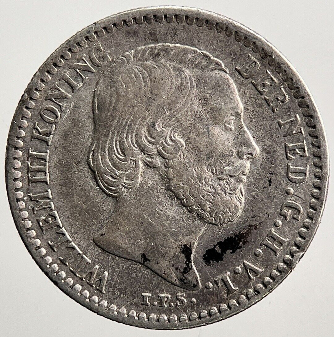 1889 Netherlands 10 Cents Silver Coin | Fine Collectable Grade | a3750