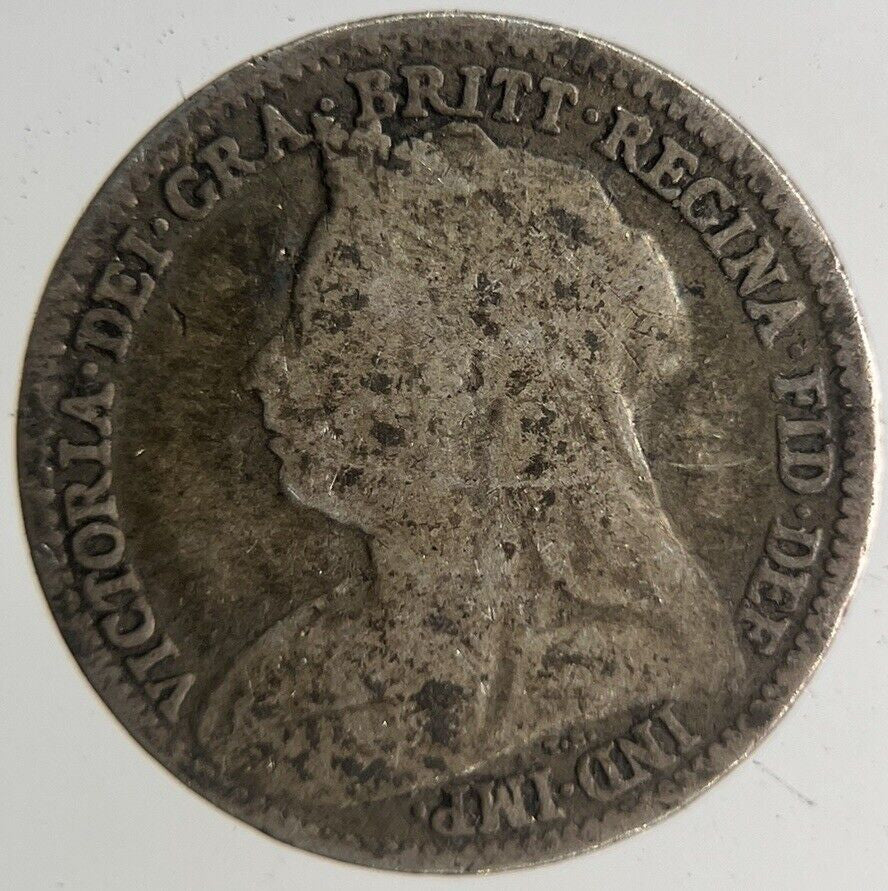 1897 Victoria Threepence Silver Coin | Collectable Grade