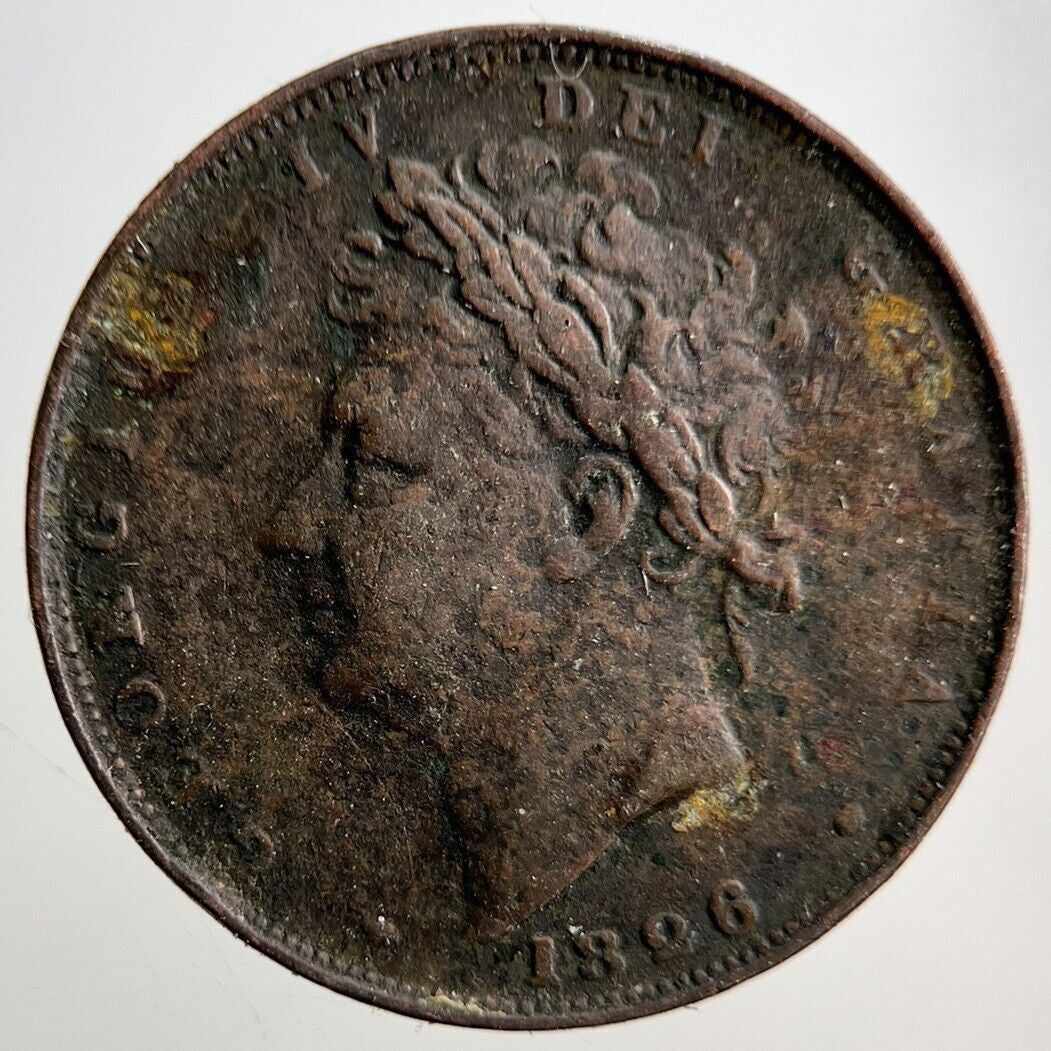 1826 George IV Farthing Coin | Fine Collectable Grade | a3025