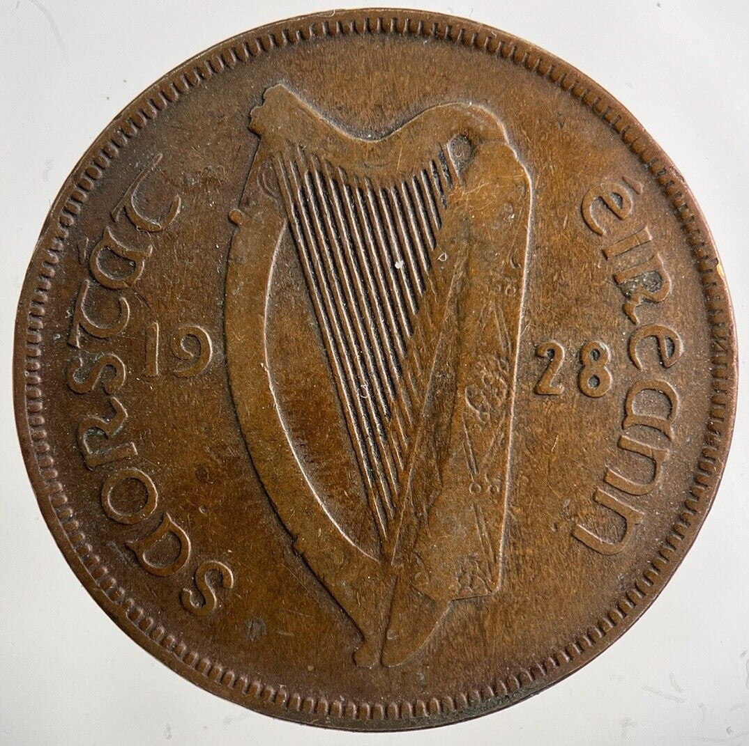 1928 Irish One Penny Coin | Collectable Grade