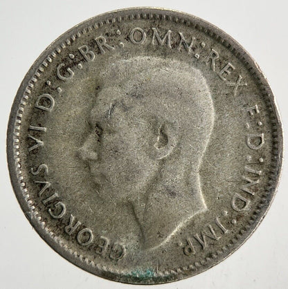 1948 Australia Sixpence Silver Coin | Fine Collectable Grade