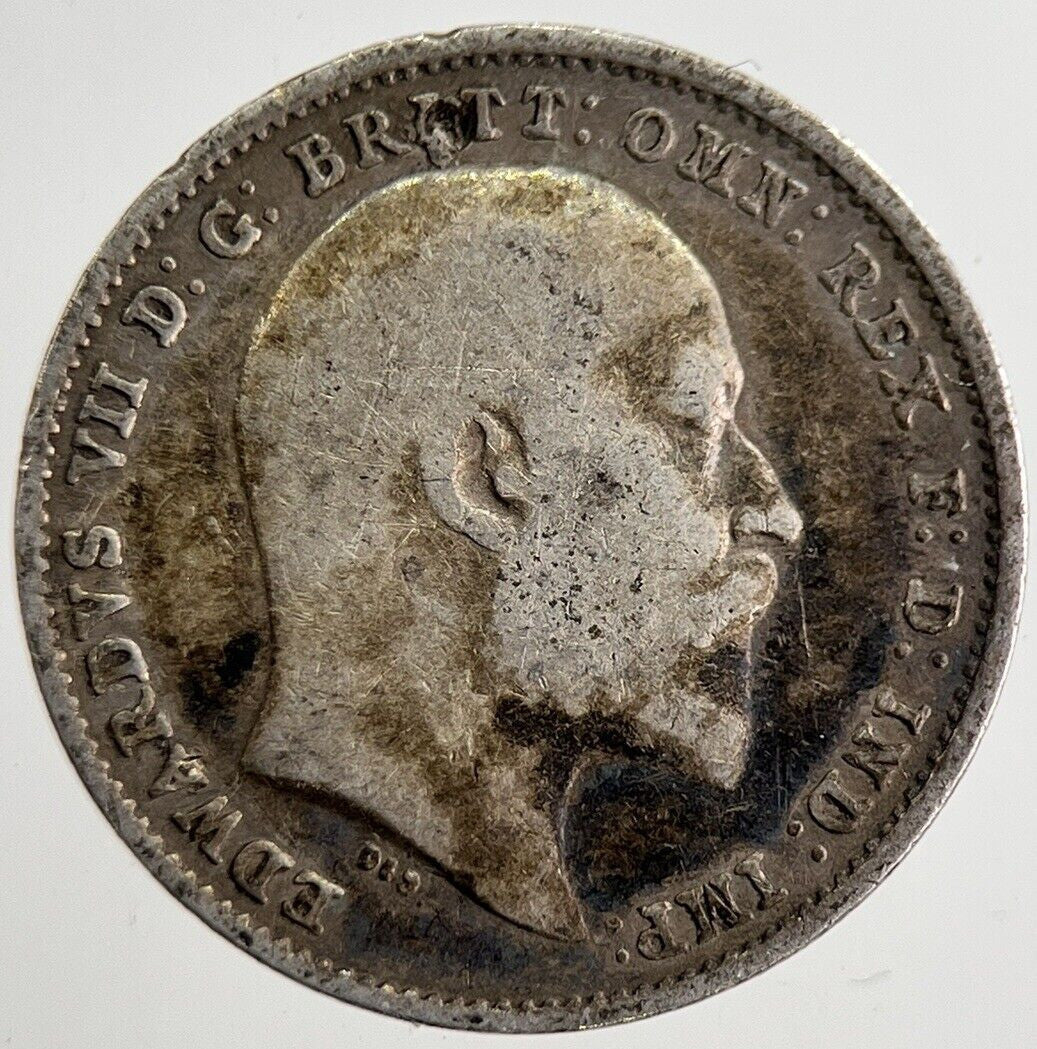 1902 Edward VII Threepence Silver Coin | Collectable Grade | a8863