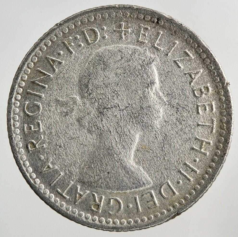 1957 Australia Sixpence Silver Coin | Fine Collectable Grade