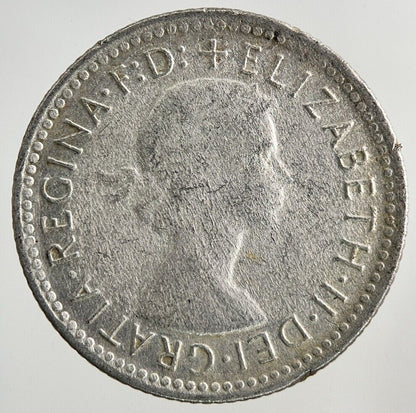 1957 Australia Sixpence Silver Coin | Fine Collectable Grade