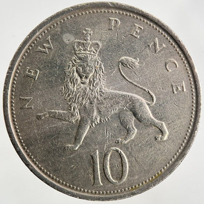 1973 Elizabeth II 2nd 10p Ten - Pence Coin | Fine Collectable Grade