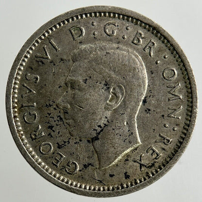 1938 George VI Threepence Silver Coin | Fine Collectable Grade