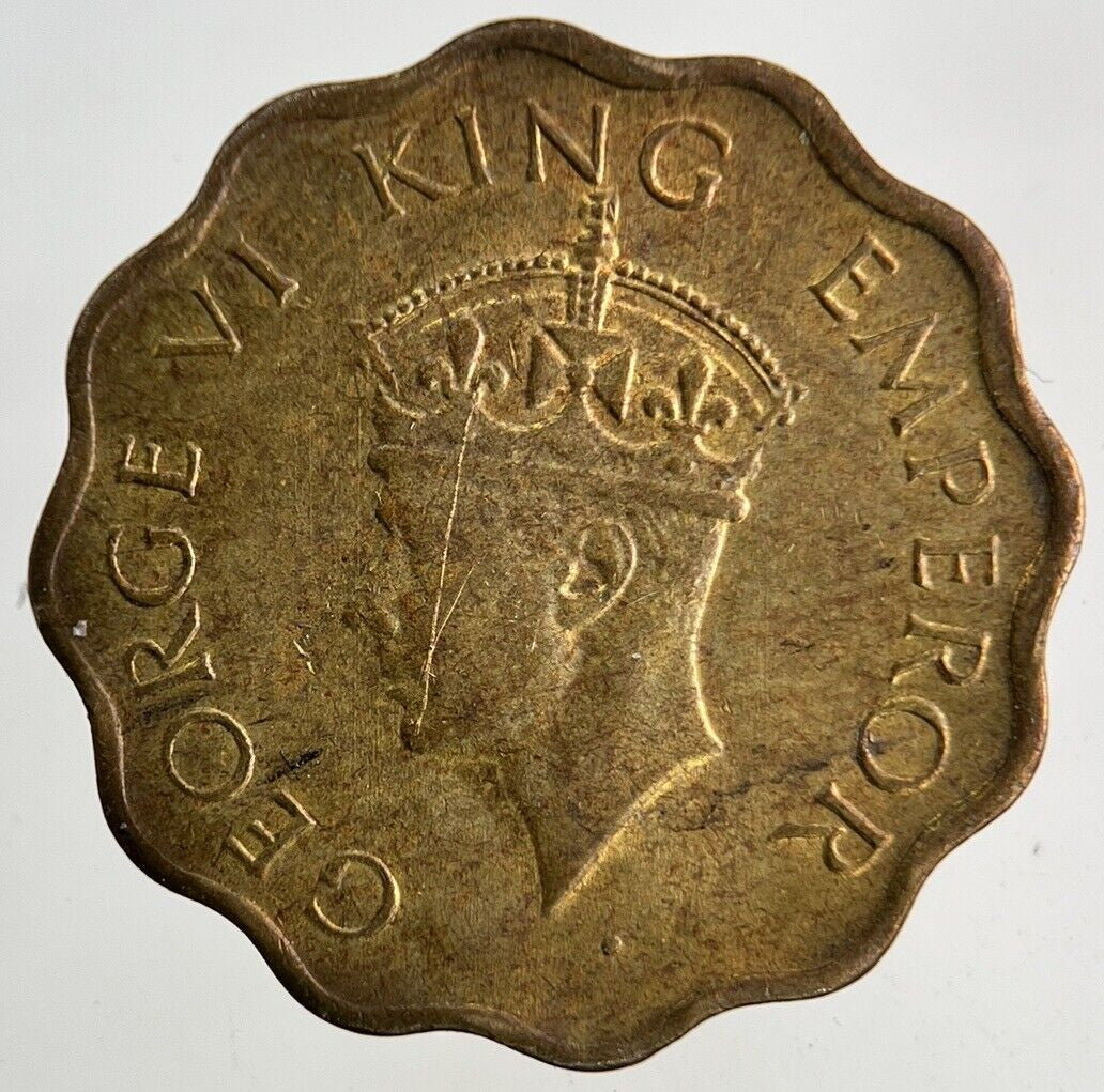 1944 India 1 Anna Coin | Fine Collectable Grade