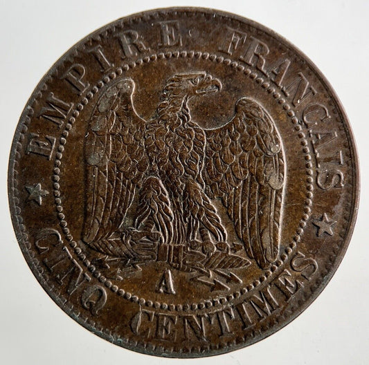 1855 France 5 Centimes Coin | Very High Grade