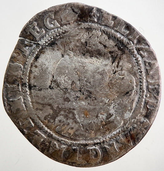 1584 Elizabeth I 1st Sixpence Hammered Silver Coin | Collectable Grade | a5798