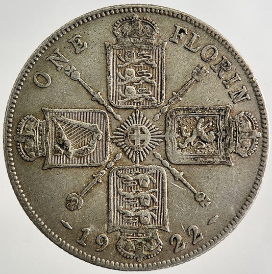 1922 George V Florin Silver Coin | Fine Collectable Grade | a8111