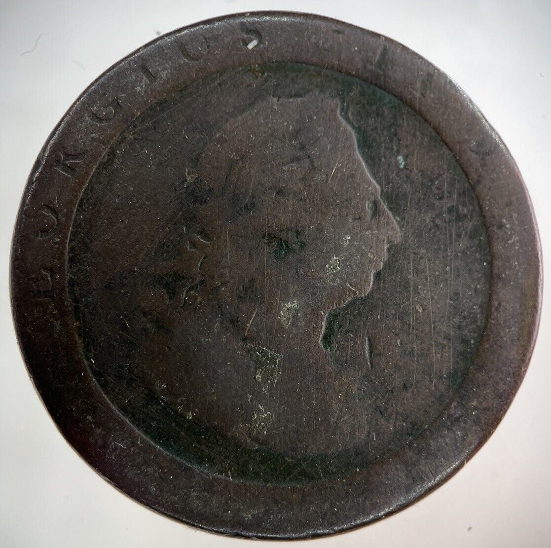 1797 George III 3rd Cartwheel One Penny Coin | Collectable Grade