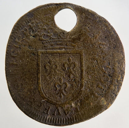 1700’s France Louis XVI Jeton Token Coin | Fine Collectable Grade