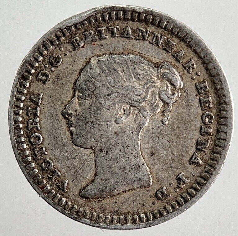 1839 Victoria Three - Half - Pence 1 1/2 Pence Silver Coin | Very High Grade