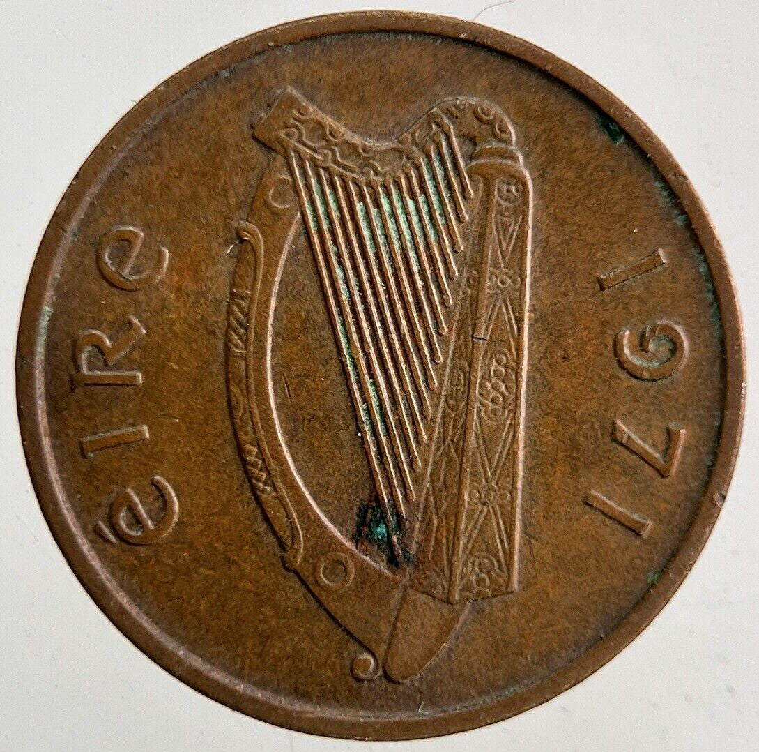 1971 Irish 1/2p Half - Pence Coin | Fine Collectable Grade