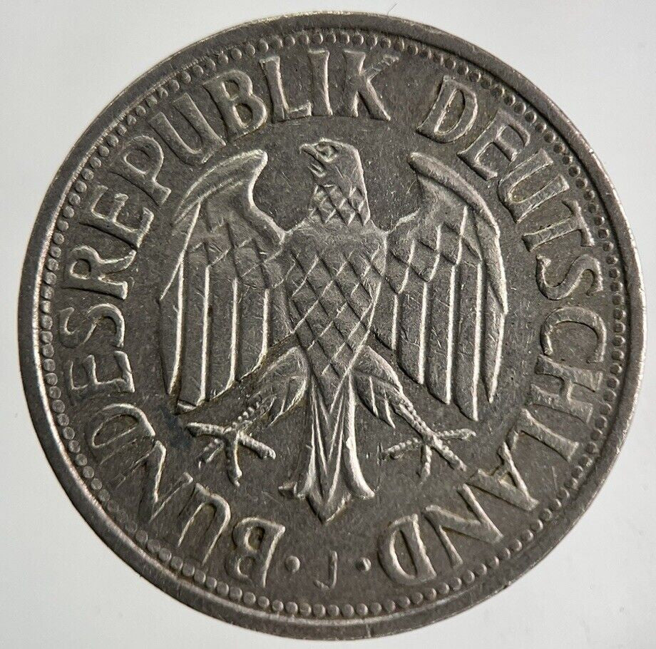 1970 - J Germany 1 Mark Coin | Fine Collectable Grade