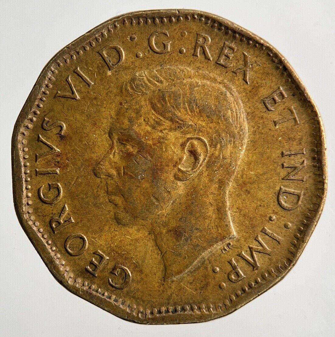 1943 Canada 5 V Cents Coin | Fine Collectable Grade