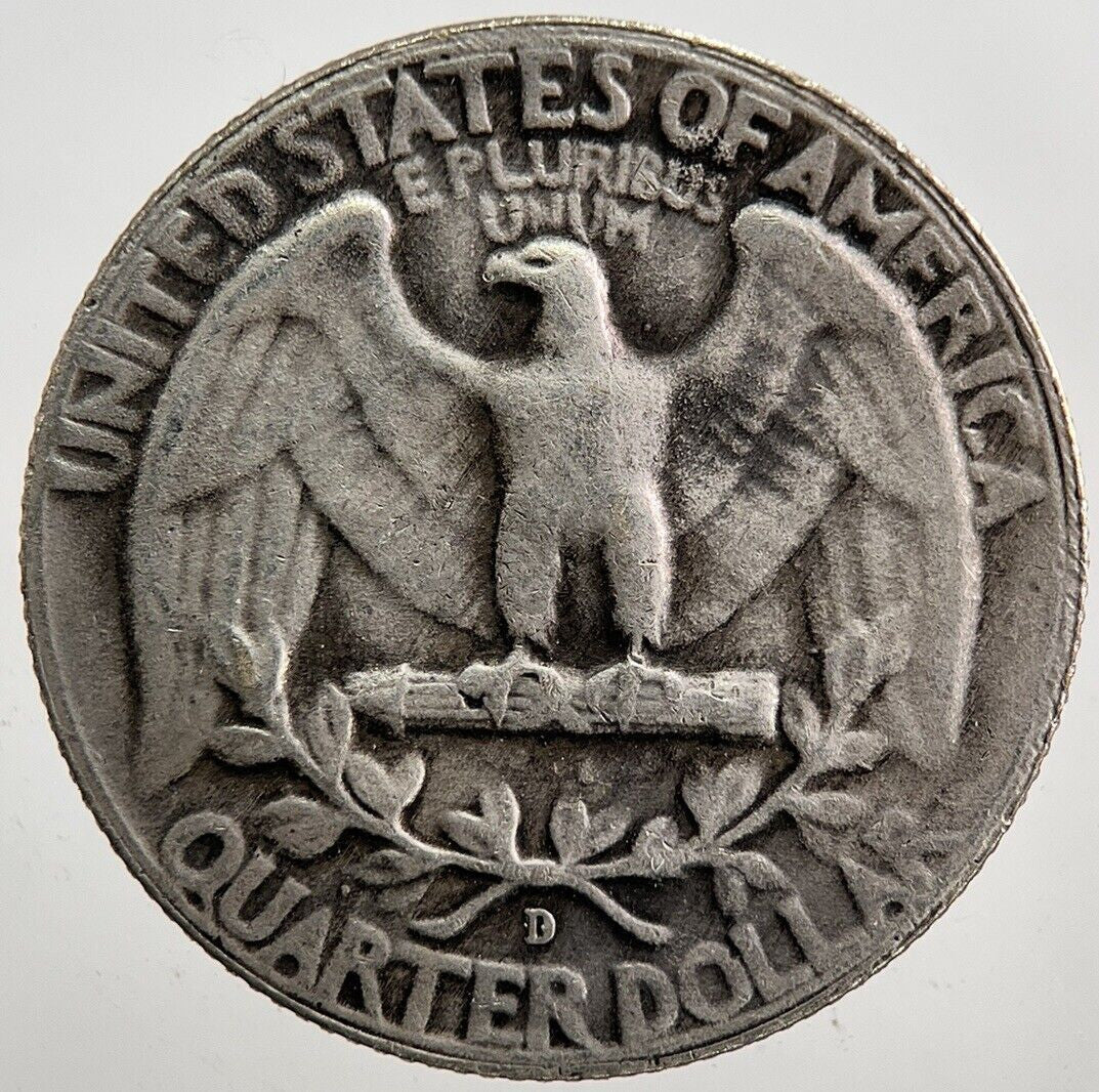 1950 - D US USA Quarter Dollar Silver Coin | Collectable Grade | a7957