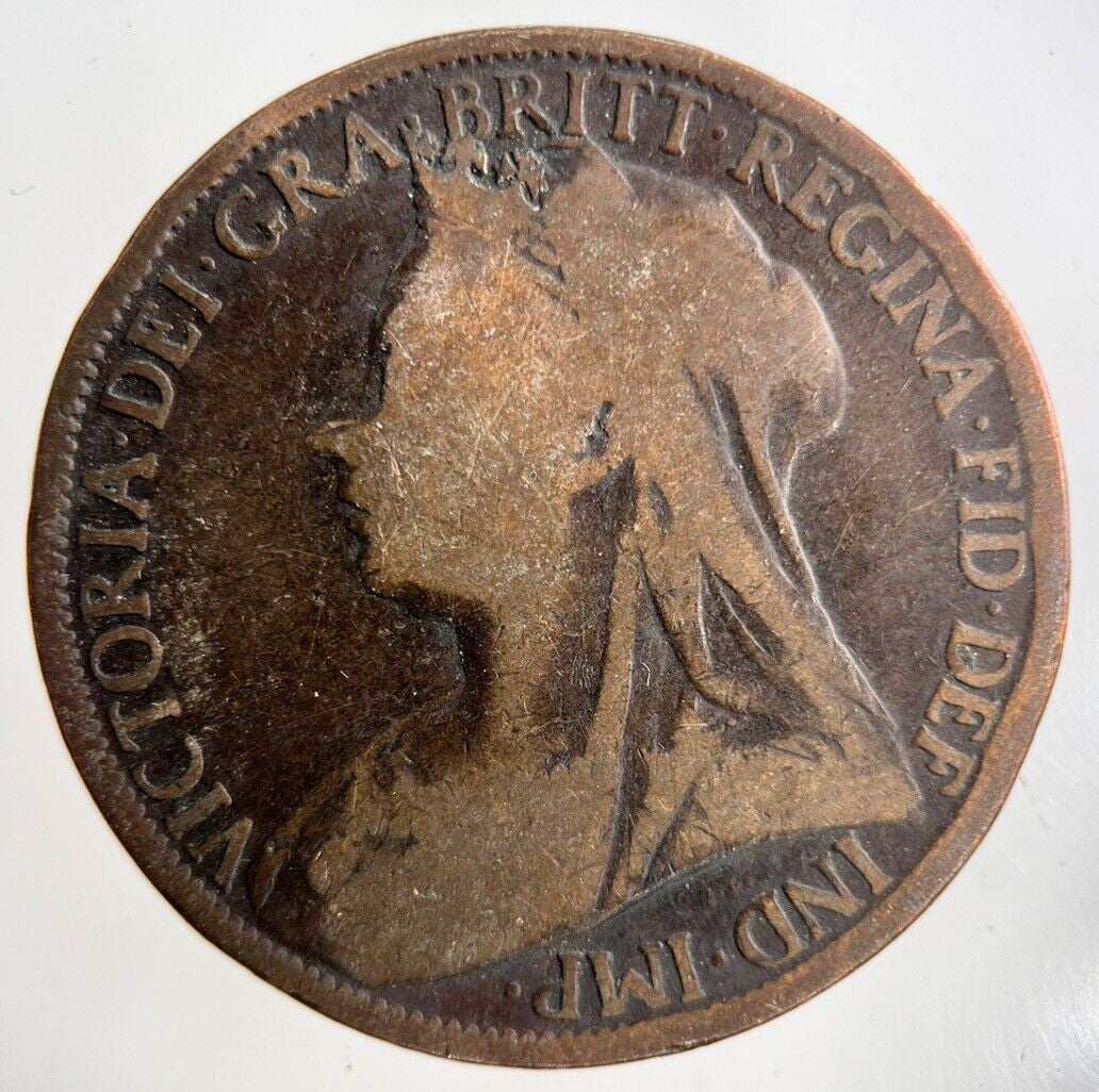 1899 Victoria One Penny Coin | Collectable Grade