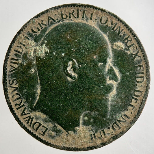 1909 Edward VII Half - Penny Coin | Collectable Grade
