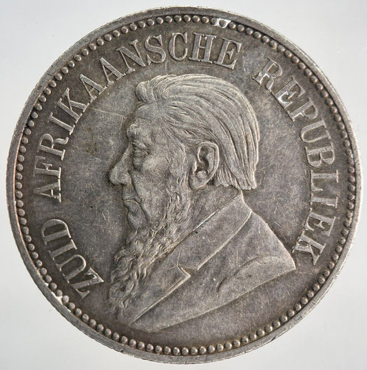 1896 South Africa Half - Crown Silver Coin | Collectable Grade | a1910