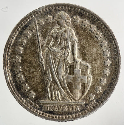 1944 Switzerland Swiss 1 Franc Silver Coin | Very High Grade