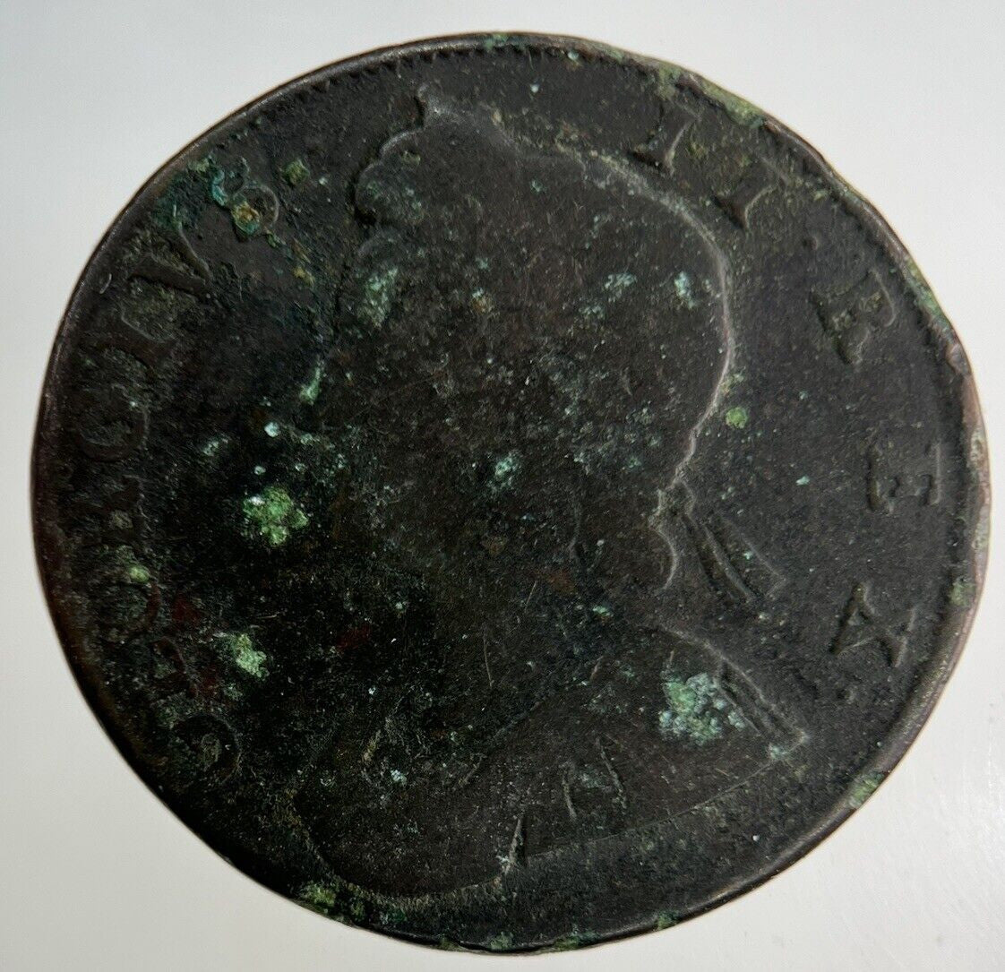1733 George II 2nd Half - Penny Coin | Collectable Grade