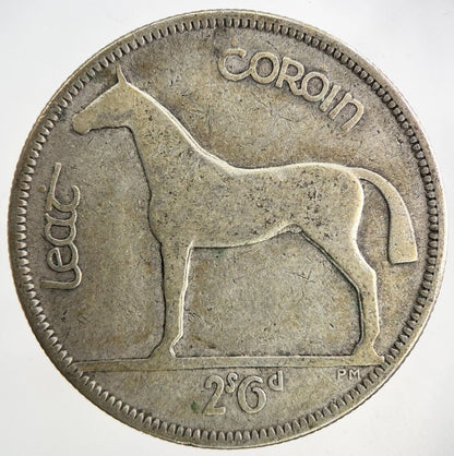 1928 Irish Half - Crown Silver Coin | Collectable Grade