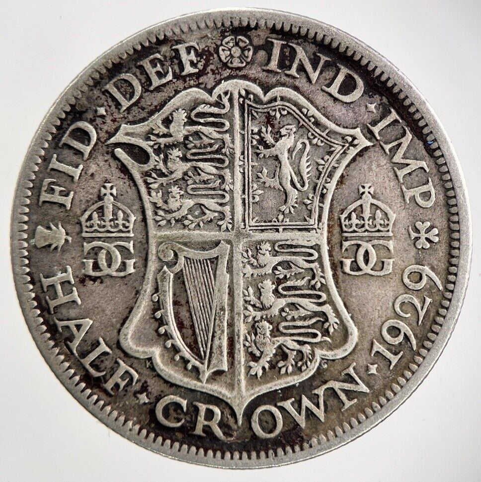 1929 George V Half - Crown Silver Coin | Collectable Grade